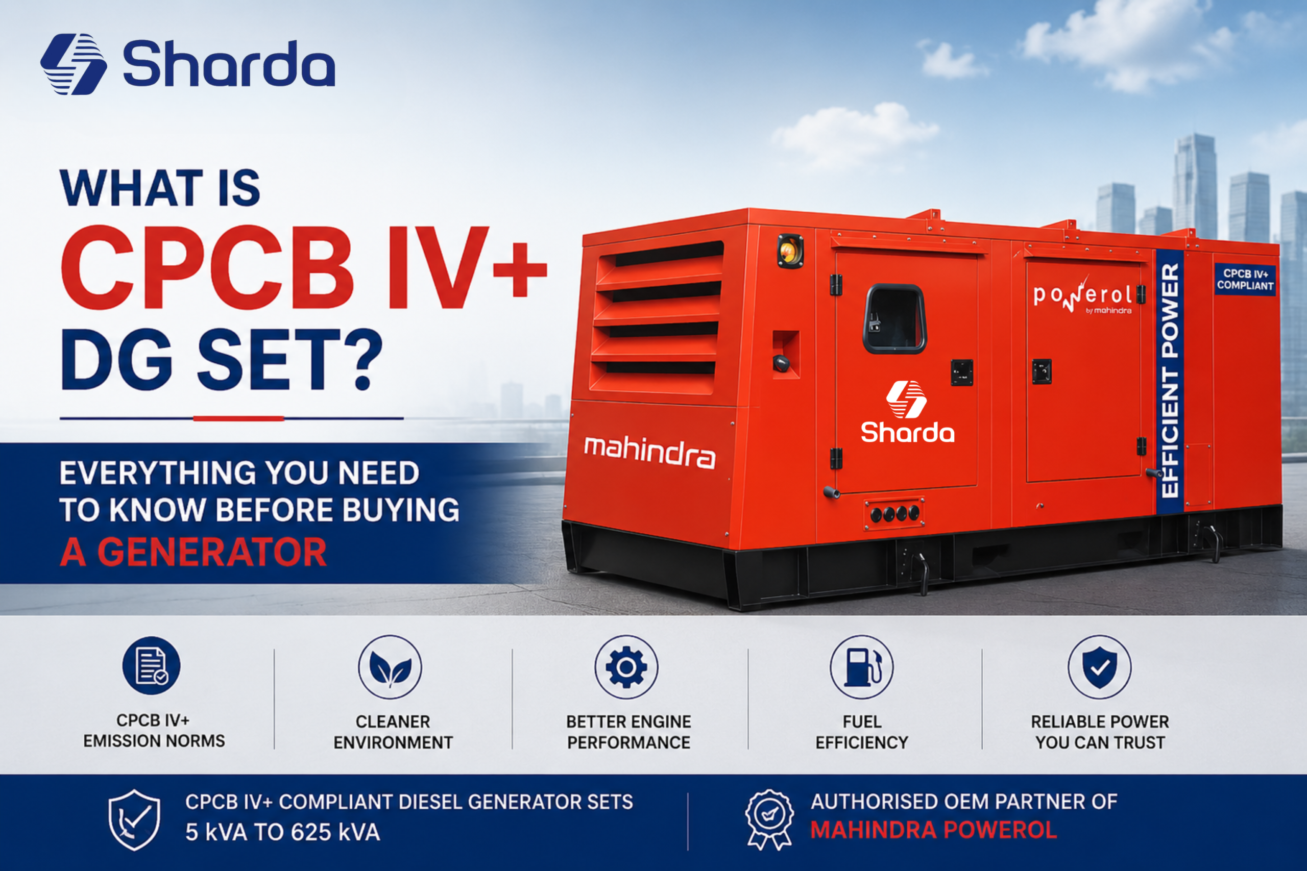 What is CPCB IV+ DG Set? Everything You Need to Know Before Buying a Generator