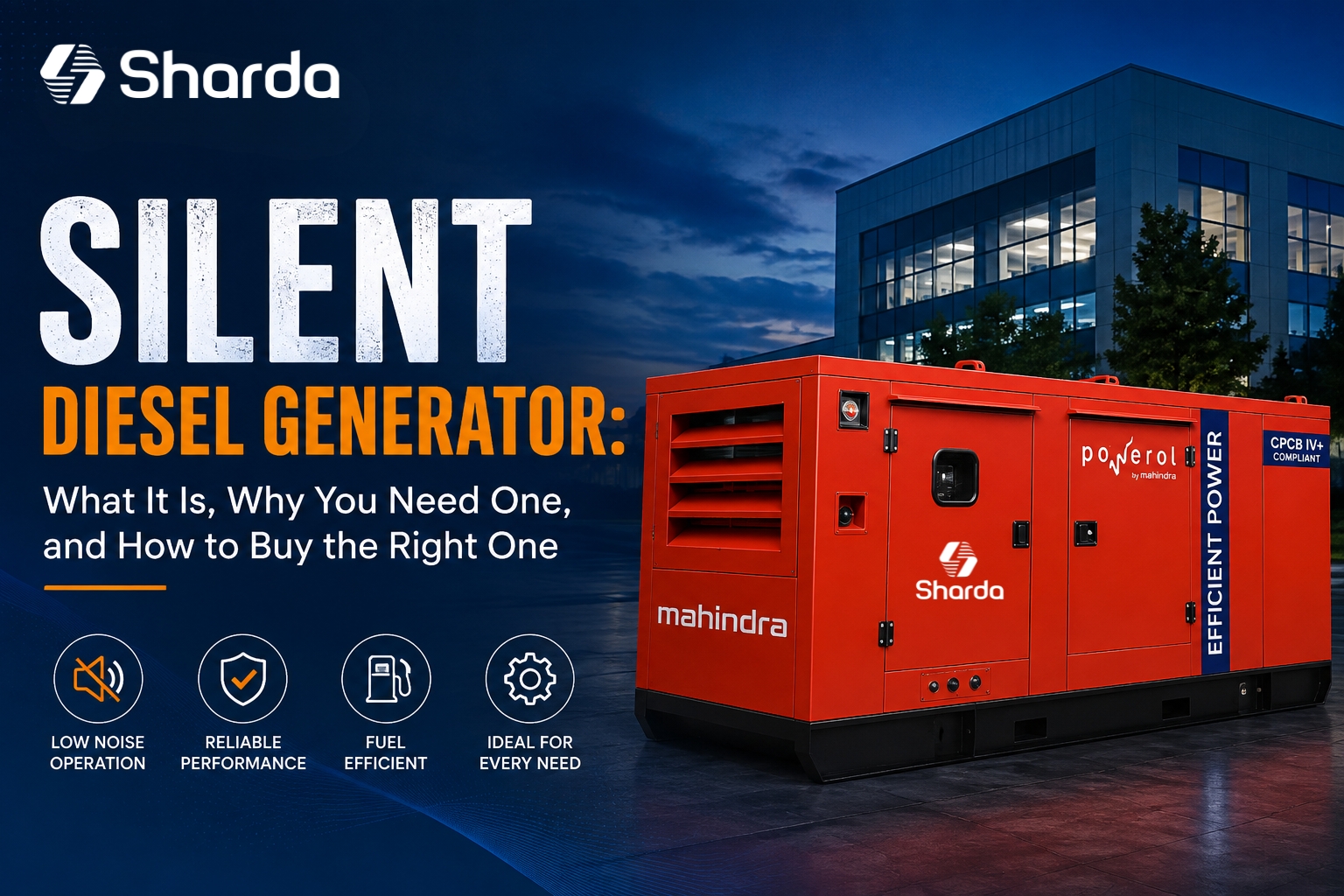Silent Diesel Generator: What It Is, Why You Need One, and How to Buy the Right One