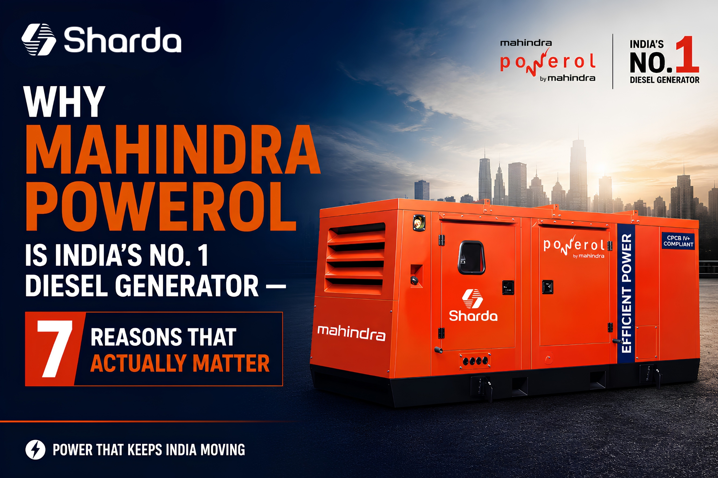 Mahindra Powerol Is India's No. 1 Diesel Generator